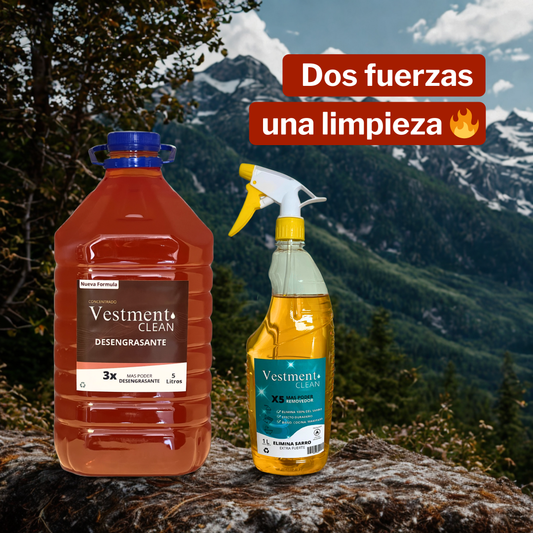 PROMOCIÓN LIMPIEZA INTENSIVA Desengrasante 5 Litros + Elimina Sarro 1L