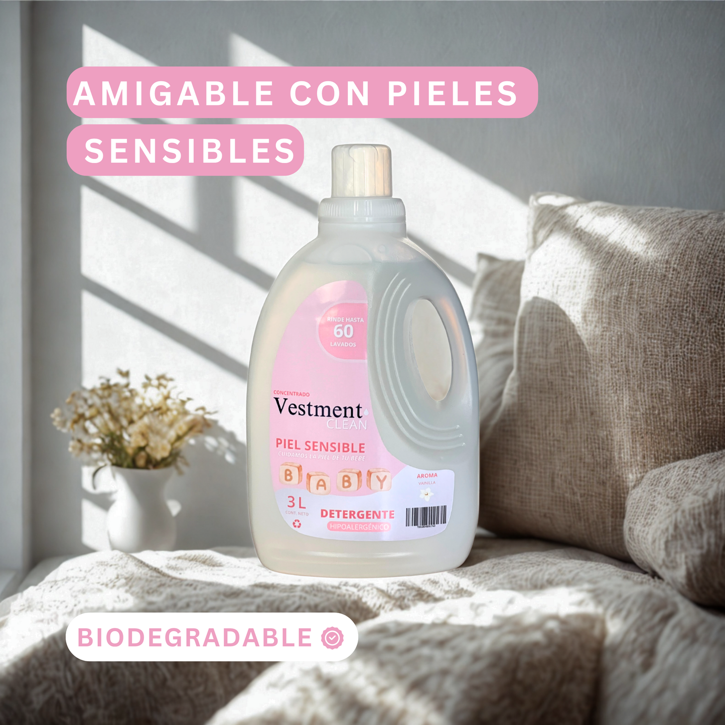 DETERGENTE CONCENTRADO 3L BEBE