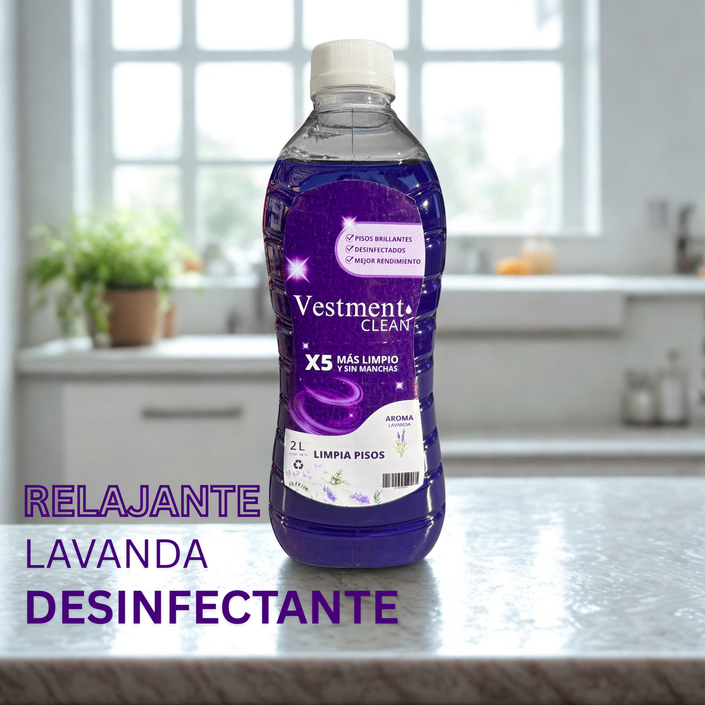 LIMPIA PISOS LAVANDA 2 L