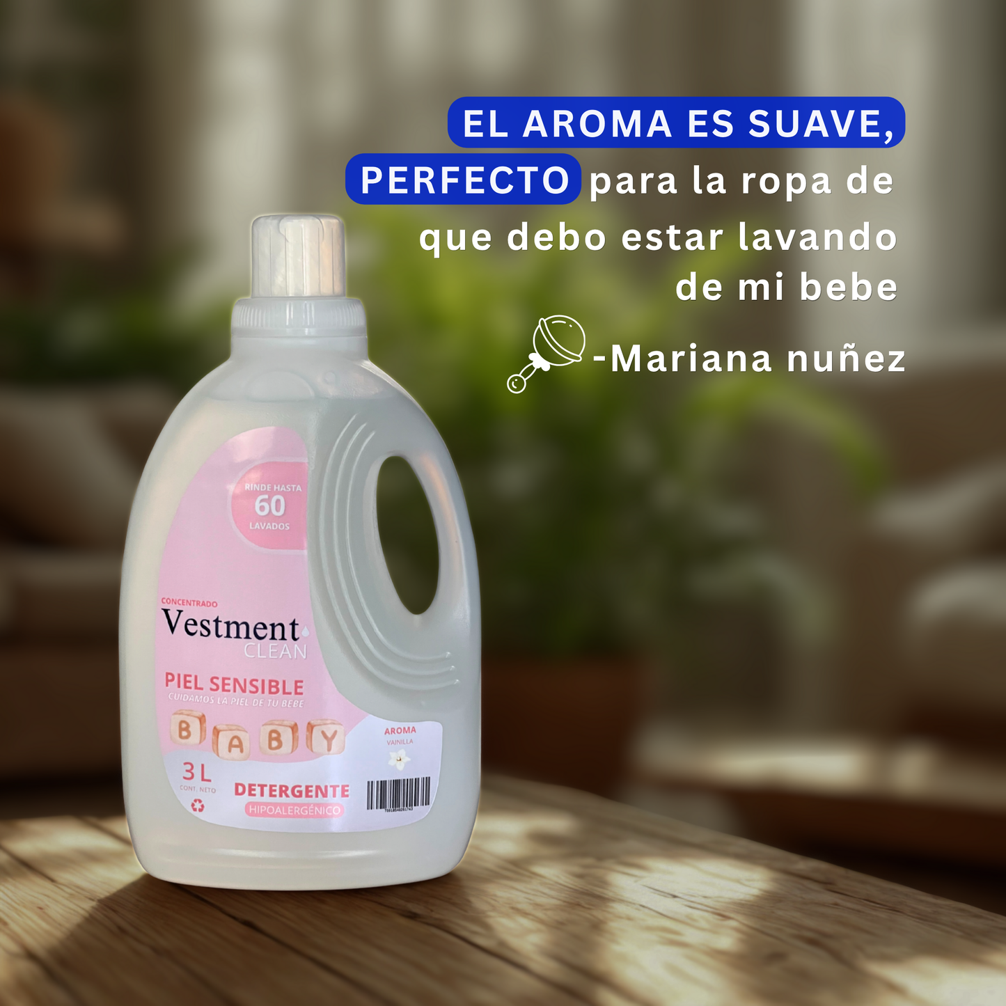 DETERGENTE CONCENTRADO 3L BEBE