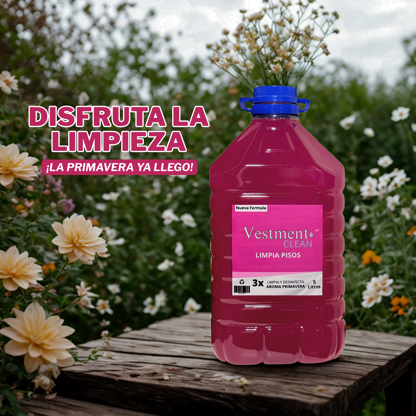 LIMPIA PISOS PRIMAVERA 5L