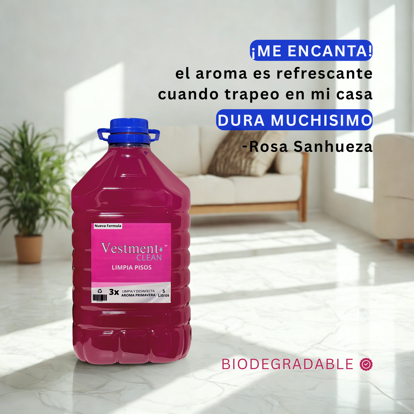 LIMPIA PISOS PRIMAVERA 5L