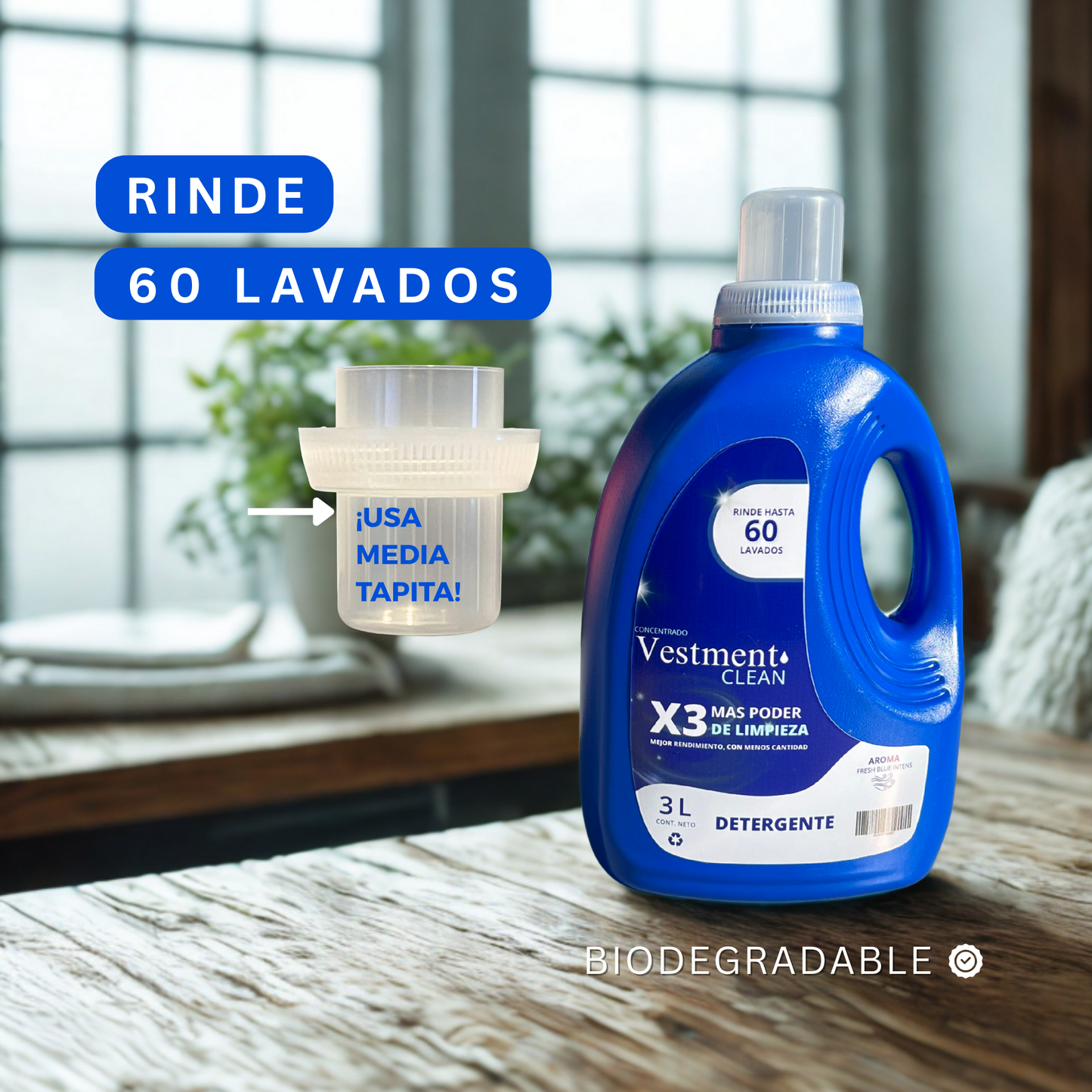 DETERGENTE CONCENTRADO 3L