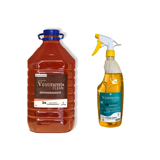 PROMOCIÓN  LIMPIEZA INTENSIVA Desengrasante 5 Litros + Elimina Sarro 1L